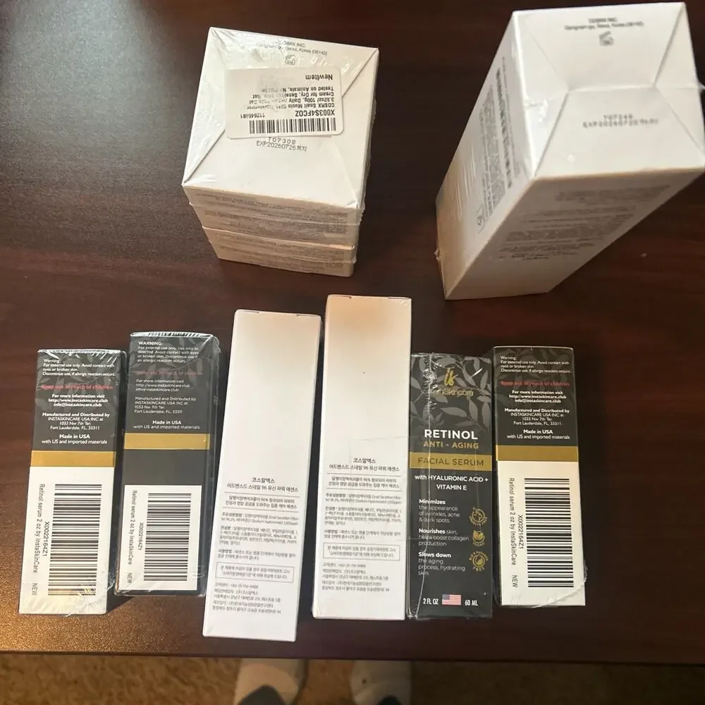 COSRX Advanced Snail 96 Set - Mucin Power Essence & Cream & Retinol Serum Lot